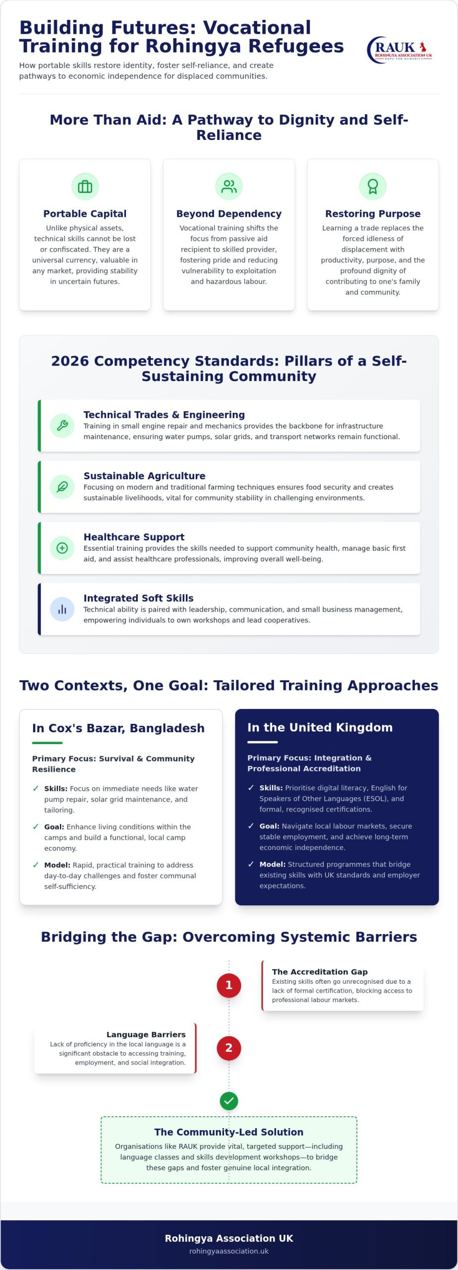 Vocational Training for Rohingya Refugees: A Pathway to Dignity and Self-Reliance in 2026
